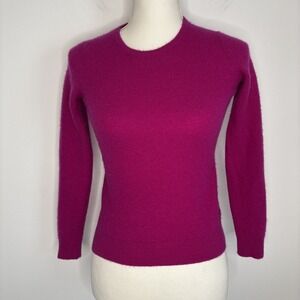 Charter Club Women's XS Pink 100% Cashmere Sweater Luxury Long Sleeves